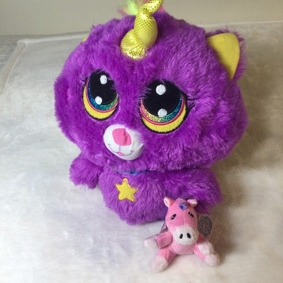 Fiesta and Wonder Toys Other - Unicorn 🌼 Fiesta Purple Rainbow Twinkle Sparkle w/ baby unicorn pink 2 Plushies